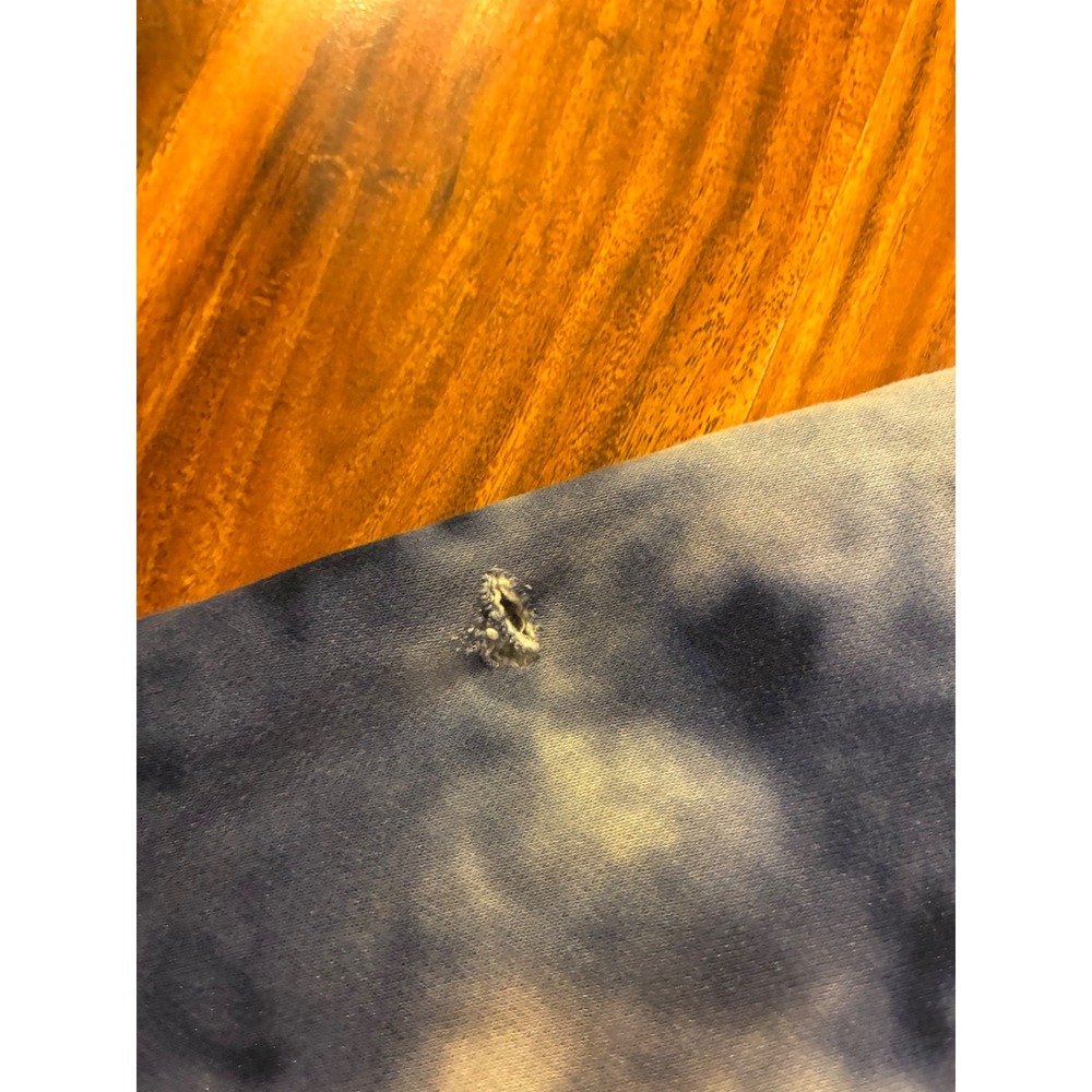 Hollister Relaxed Fit Tie‎ Dye Hoodie Mens Small Blue White Logo Sweatshirt - Picture 4 of 8